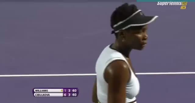 Venus Williams vs Dominika Cibulkova (WTA Miami 2014) - Tennis Video - Part 4