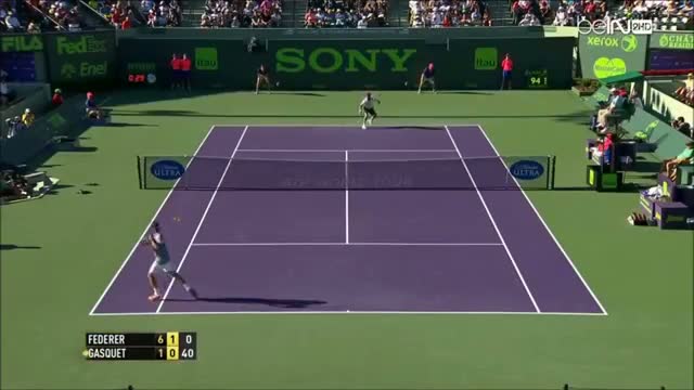 Roger Federer Vs Richard Gasquet Miami 2014 HIGHLIGHTS HD