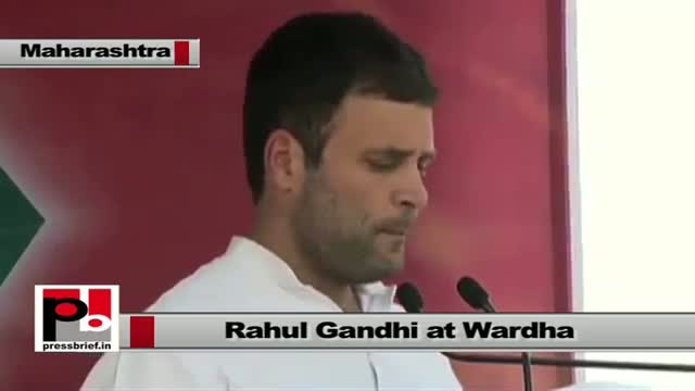 Rahul Gandhi: People of Wardha have the DNA of Congress ideology