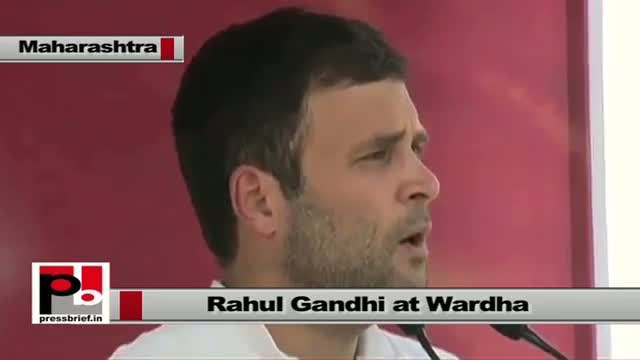 Rahul Gandhi at Wardha : We will try to improve infrastructure more