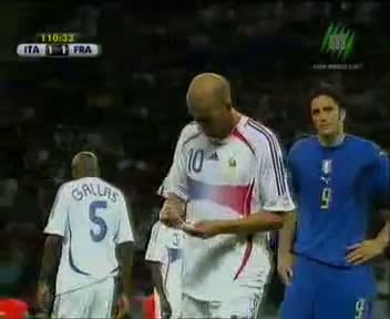 Zidane Headbutt (Soccer Video)