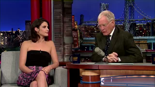 David Letterman - Cobie Smulders on Captain America