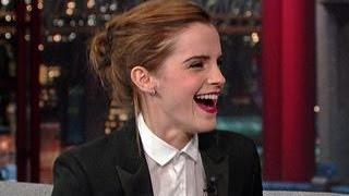 David Letterman - Emma Watson and $exing the Animals Video
