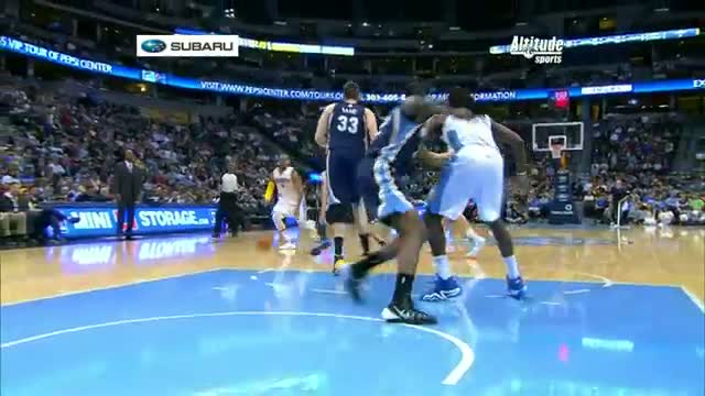 NBA: Timofey Mozgov Destroys the Rim Versus the Grizzlies (Basketball Video)
