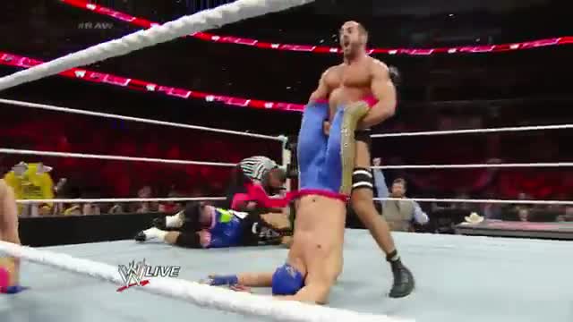 The Usos & Los Matadores vs. Ryback, Curtis Axel & The Real Americans: WWE Raw, March 31, 2014