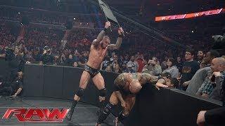 Batista vs. Randy Orton - No Disqualification Match: WWE Raw, March 31, 2014