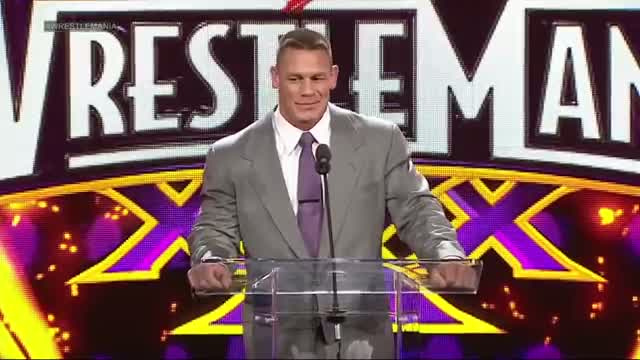 John Cena discusses why Wrestlemania is special: WrestleMania 30 Press Conference