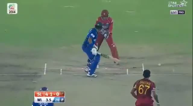 SL Batting P1 Highlights - Sri Lanka Vs West Indies T20 - 3 April 2014 - SL vs WI T20 (Cricket Video)