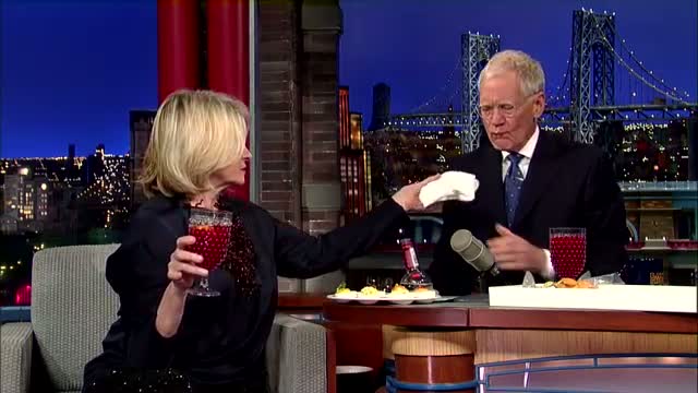 David Letterman - Martha Stewart's Deviled Eggs and Vodka