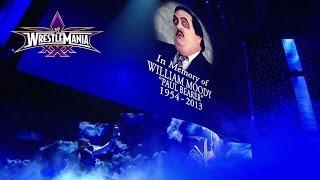 The Undertaker pays his respects to 2014 WWE Hall of Fame Inductee Paul Bearer