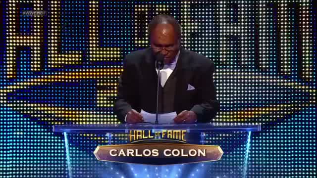 A sneak peek of Carlos Colon's 2014 WWE Hall of Fame Induction Speech
