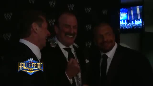 The 2014 WWE Hall of Fame Class receive their rings: April 5, 2014