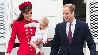 Kate Middleton and Prince George Arrive in New Zealand