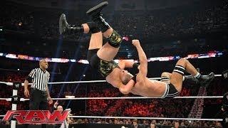 Cesaro vs. Jack Swagger - WWE Raw, April 7, 2014