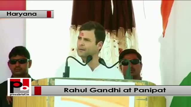 Rahul Gandhi in Panipat attacks BJP's double-standards towards corruption