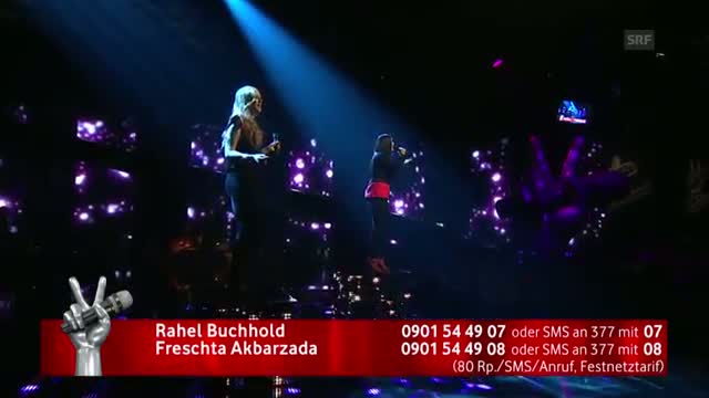 Voice of Switzerland 2014 - Rahel Buchhold & Freschta Akbarzada - Will You Still... - Live-Show 2