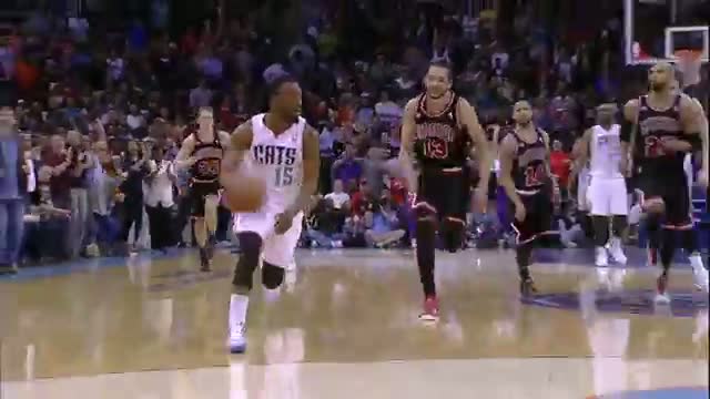 NBA: Michael Jordan Gets Fired Up in Charlotte (Basketball Video)