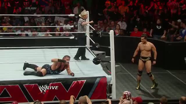 Rob Van Dam vs. Alberto Del Rio - WWE Intercontinental Title Tournament Match : WWE Raw, April 14, 2014
