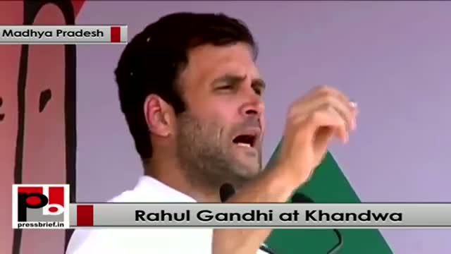 Rahul Gandhi at Khandwa in Madhya Pradesh: BJP spreads hatred, makes people fight each other
