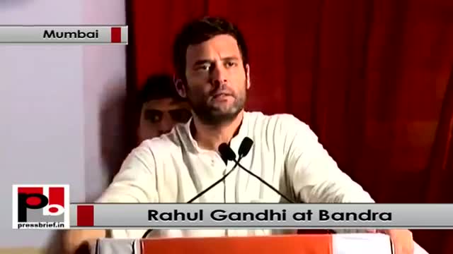 Rahul Gandhi at Mumbai: BJP speaks loudly about development but does nothing