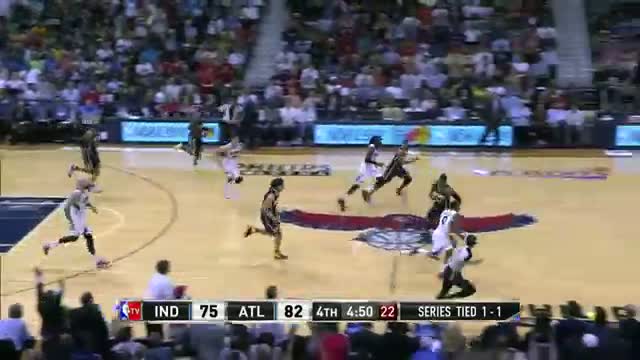 NBA: Jeff Teague and the Hawks Fly Past the Pacers (Basketbaal Video)