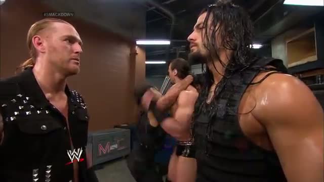 The Shield lays out 3MB backstage: WWE SmackDown, April 25, 2014