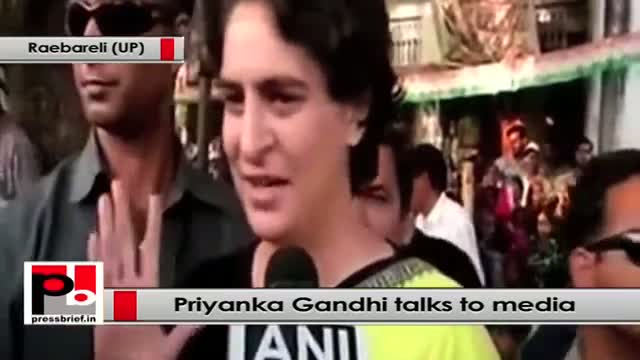 Priyanka Gandhi at Raebareli: BJP's leaders are running away like scared rats