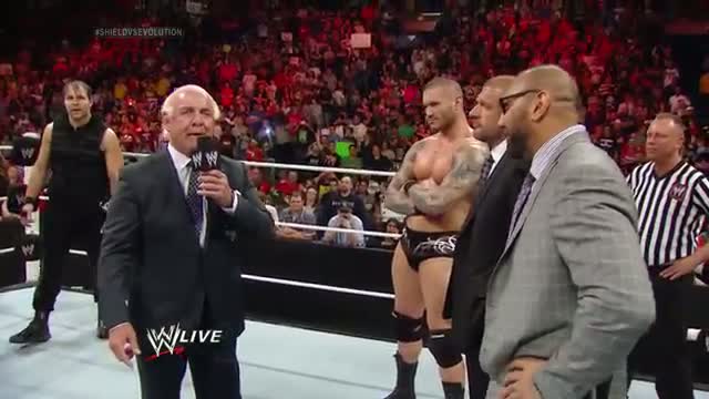 Ric Flair addresses Evolution and The Shield: WWE Raw, April 28, 2014