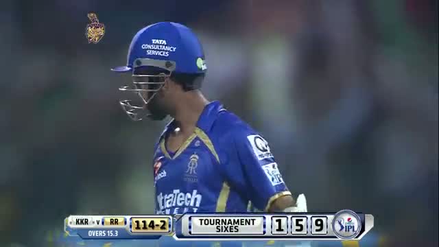 KKR vs RR - Match 19 - Dropped, though a difficult one - PEPSI IPL 2014 (29 April 2014)