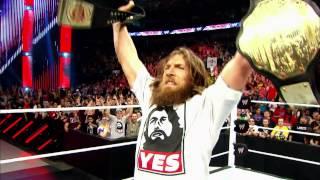 Daniel Bryan defends the WWE World Heavyweight Championship against Kane in an Extreme Rules Match -