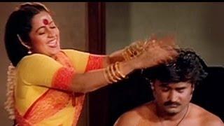 Rajnikanth, Radhika Comedy - Oorkavalan Tamil Movie Scene - Ideal Bride