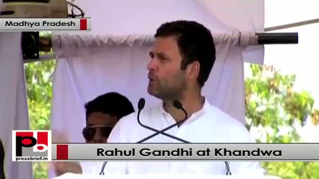 Rahul Gandhi : For development, our youth must get job