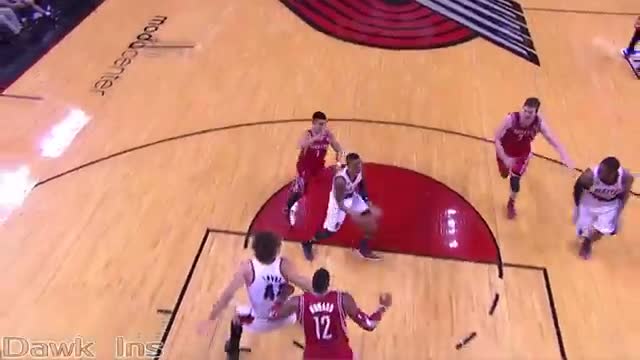 Damian Lillard Full Highlights 2014 NBA Playoffs R1G6 vs Rockets - 25 Pts, Series-Winner Buzzer Beater