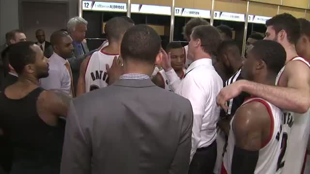 NBA All-Access: Blazers Celebrate Series Victory Over Rockets (Basketball Video)