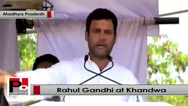 Rahul Gandhi : We want your children to dream big and make a good career