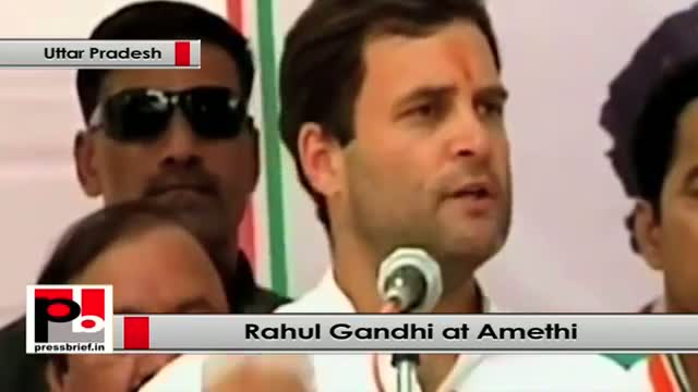 Rahul Gandhi campaigns in Amethi, UP