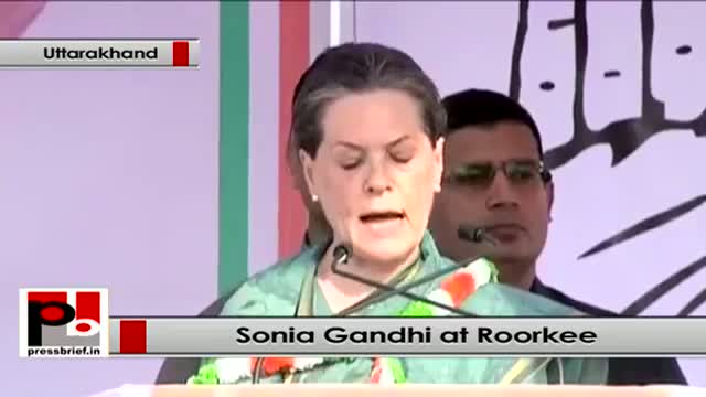 Sonia Gandhi at Roorkee, Uttarakhand: Narendra Modi thinks he is already sitting on the throne