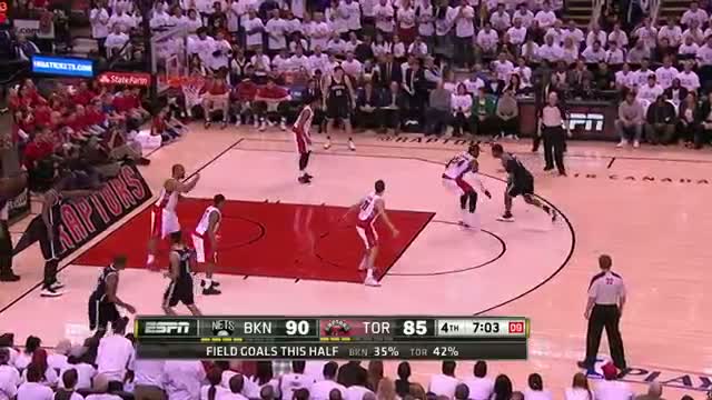 NBA: Joe Johnson's 26 Points Helps Brooklyn Advance to Conference Semis (Basketball Video)
