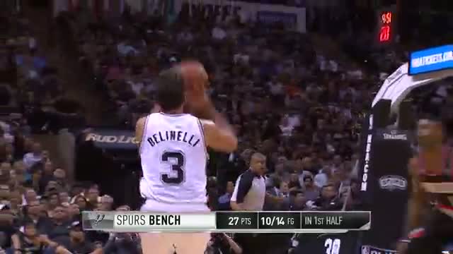 NBA Trail Blazers vs. Spurs: Game 1 Flash Recap (Basketball Video)