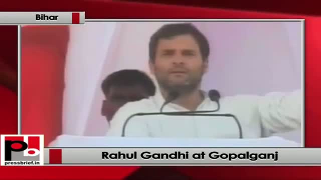 Rahul Gandhi at Gopalganj, Bihar: Under Modi model, Adani is prospering, people are suffering