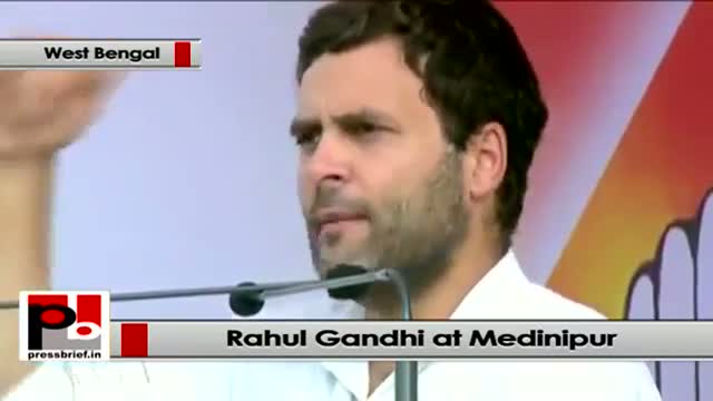 Rahul Gandhi at West Bengal says Mamata govt. doesn't work for poor