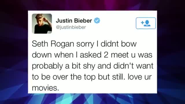 Justin Bieber Finally Responds to Seth Rogen's Hate