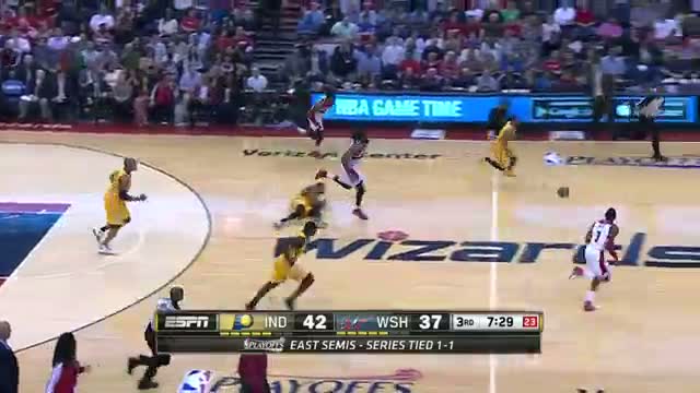 NBA Pacers vs. Wizards: Game 3 Highlights (Basketball Video)