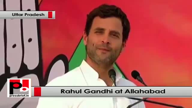 Rahul Gandhi : Allahabad was once the main industrial centre in the country but not now