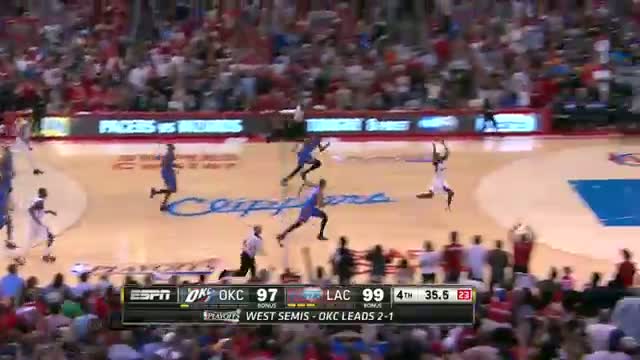 NBA Thunder vs. Clippers: Game 4 Highlights (Basketball Video)