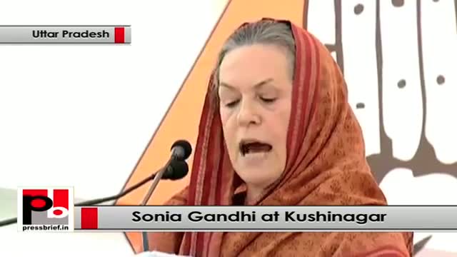 Sonia Gandhi : Thousands of people were died in terror attacks in BJP led NDA govt