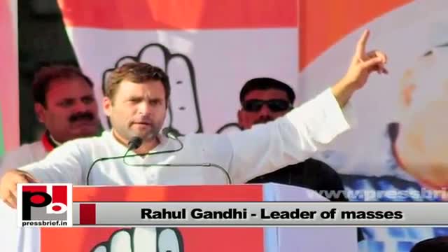 Rahul Gandhi's vision: Give people rights, empower them