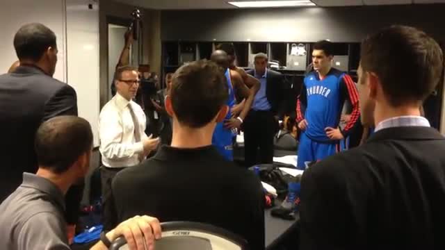 NBA: All Access: Oklahoma City Thunder Locker Room Celebration (Basketball Video)
