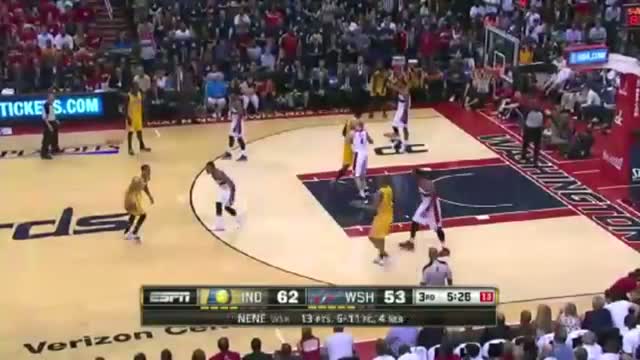 Indiana Pacers vs Washington Wizards Game 6 Highlights - NBA Playoffs 2014 (Basketball Video)