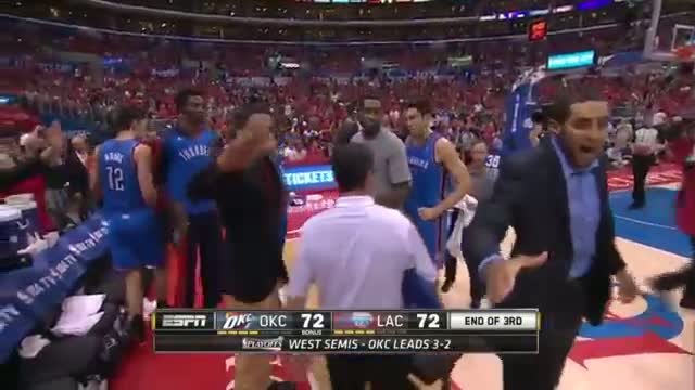 NBA Playoffs 2014: Oklahoma Thunder vs LA Clippers Game 6 Highlights (Basketball Video)